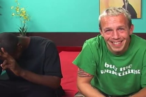 A a matter of joke White man And A Hung darksome man H