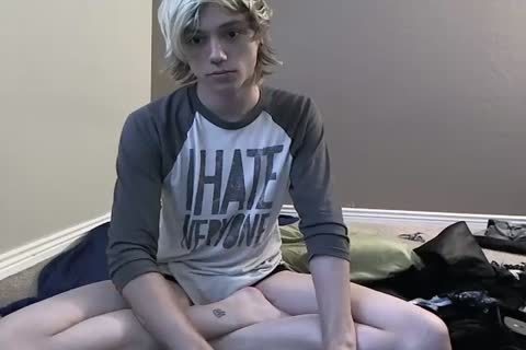 lad With White Nylon panties