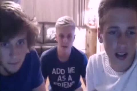 Three allies Masturbate On web camera