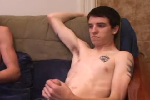 Marc And Mason jack off And engulf cock