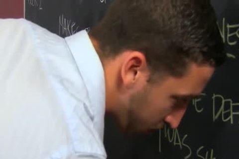 Aiden Is hammered Up Against The Wall