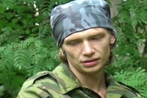 these Two Soldiers Are Excited In The Forest