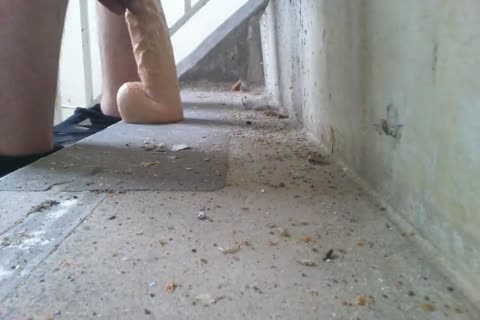 dildo Play And sperm In An older Warehouse