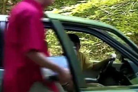 Young blowjob outdoors