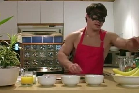 naked Chef, wild Muscles, gigantic cock And Surprise
