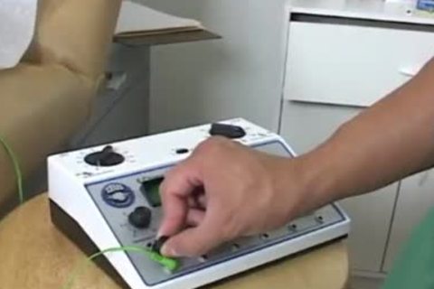 Young horny gay medical in clinic