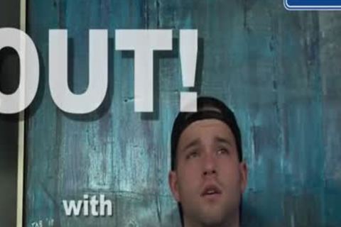 Catcher Luke Adams Comes Out To trainer Dirk Caber!