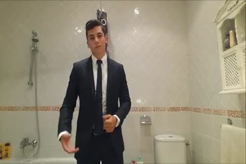 [GVC 344] delicious brunette hair teen Tugging penis