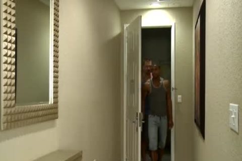 he bends Over To Let His friend Tonuge Shine It His Puckered buttholes.