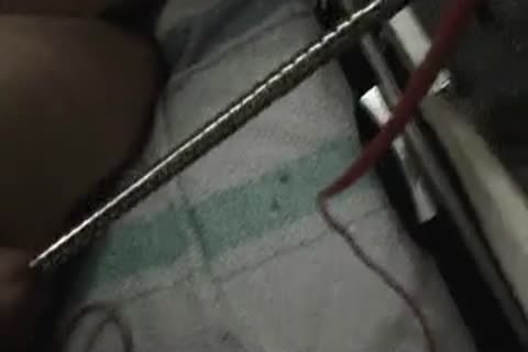 fucking Machine dong With lengthy Toothed penis Electrode Ejac