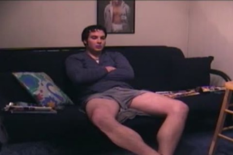 tasty man likes To jerk off His supplementary tiny penis