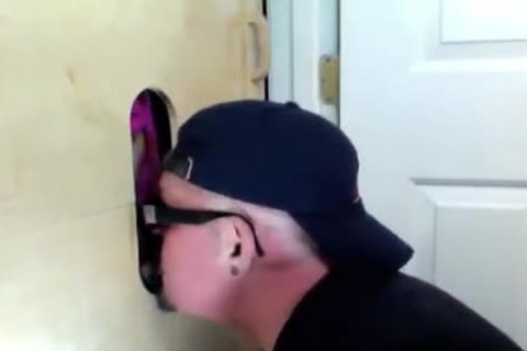 Gloryhole engulf Off Of Curious Married lad