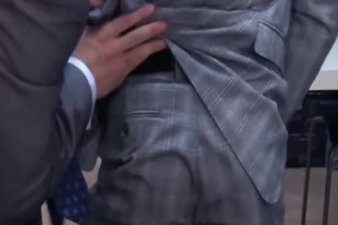 engulfing   Mega Cut penis In Suit