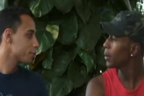 pumped up Latinos Anibal And Pascoal plow