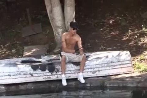 Latinos Outdoor unprotected three-some