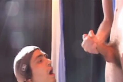 amateur homosexual Face Spunked