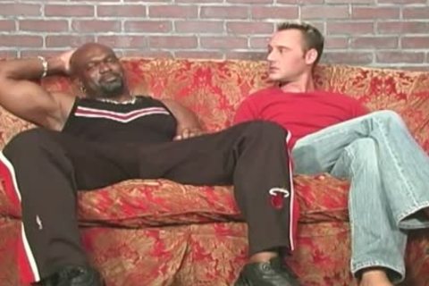 excited White dilettante Talented lad Goes black