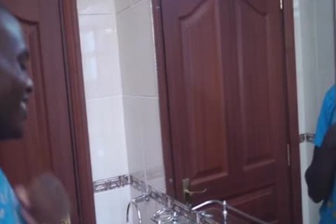 darksome African twink Dubaku Jerks Off
