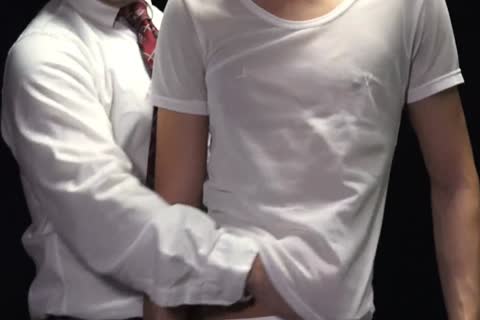 teens In Uniform Checking A twink