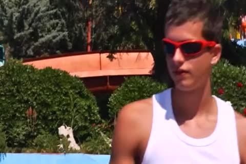 Hairy playing with black cock guy at the beach