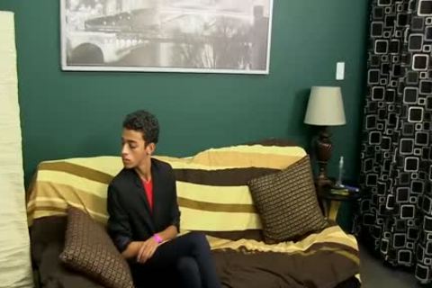 twink Dustin Cooper Enjoys Sitting On Prestons monstrous dick