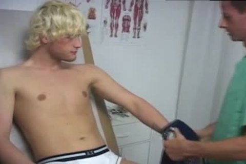 blond boy Toyed At Doctors Room