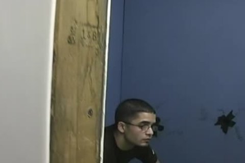 White dude Gargling Off Charcoal dicks At Gloryhole