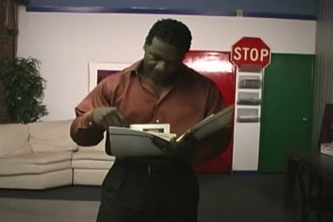 White Perv gets black dick castigation