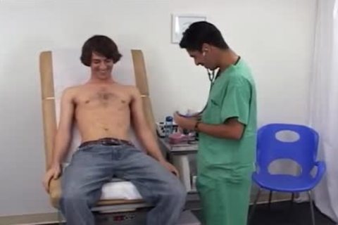 Doctor Jerks Off His Patient cock
