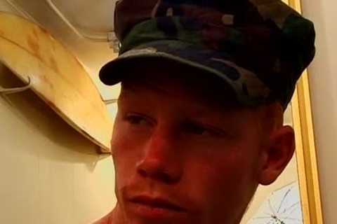 handsome teen In Uniform receives fucked hardcore On A daybed