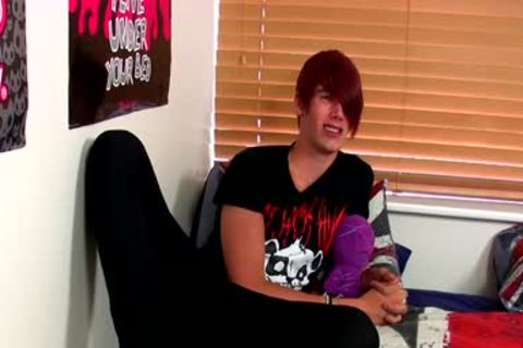 Smoking nasty Emo teen Rhys Casey Moans In joy And Joy