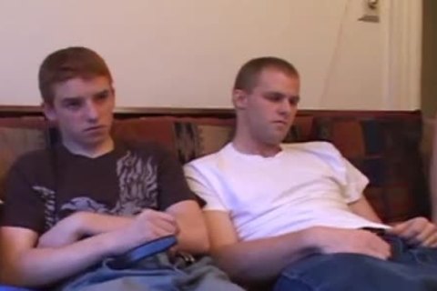 Four boys Circle Jerk