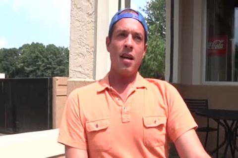 White Hunk Rides gigantic dick