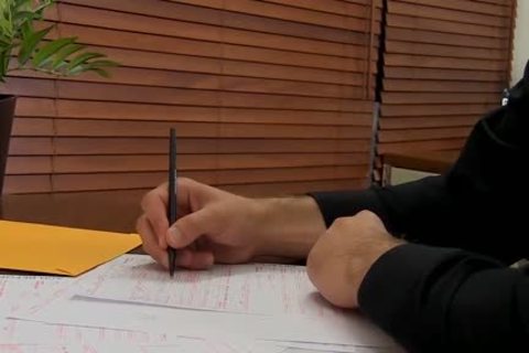 fashionable guy Enjoys Getting Pummeled By His Bosses Hard weenie