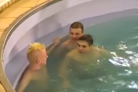 three bareback Cabin Cruiseboat twinks