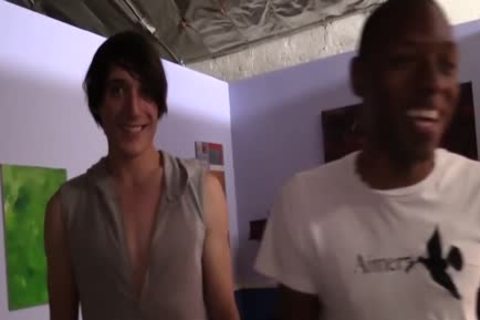 excited twink receives Facial