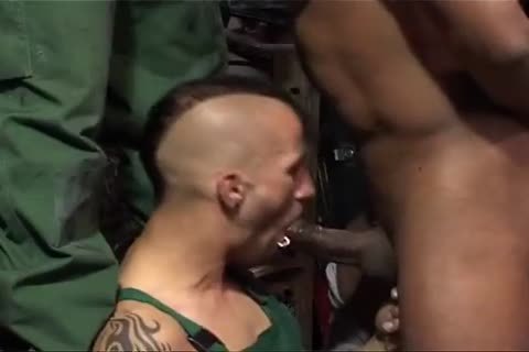 Oil Change Garage Fuckers Breeding With plump Tools