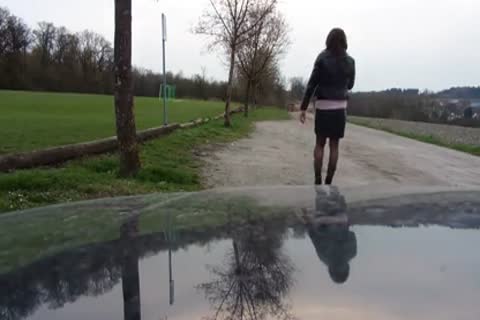 Little Bit Playing Outside On My ladyboy penis