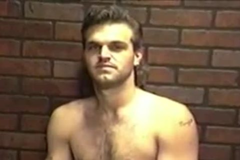 fine dilettante dude Dallas With long Hair Enjoys In A Solo Play