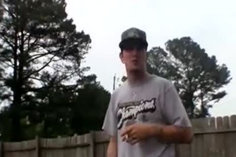 kinky Tattooed Thug Lex Is Getting His cock Out In A Yard