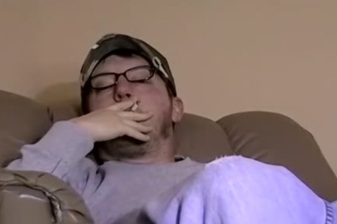 tight dilettante With Glasses Masturbates