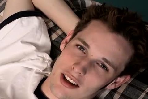 Jarrod Enjoys A good jack off And Squirting Over His Body