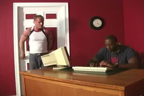 brawny blonde receives Assbanged By Blacks