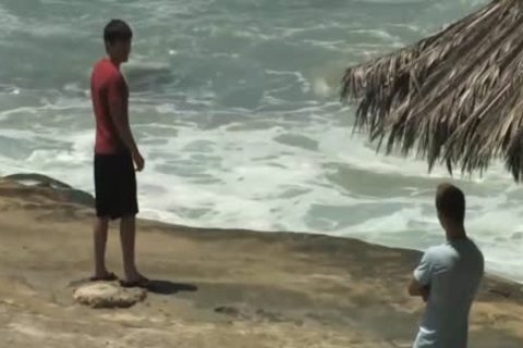 On The Beach Getting slammed