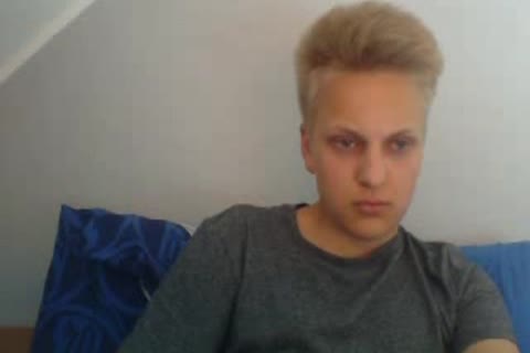 German pretty chap Cums And Eats It, delicious large a-hole