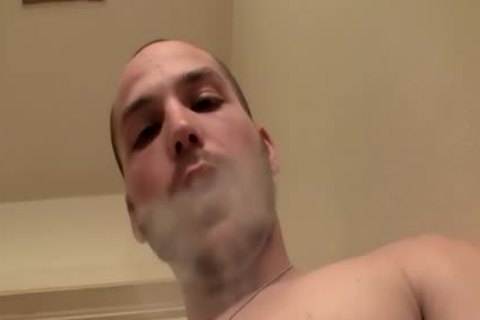 amateur Straight Bald guy Billy Wanks His gigantic Prick