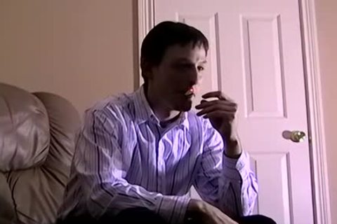 lascivious non-professional man Jerks His bulky 10-Pounder And receives A oral