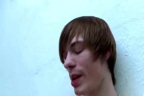 stroking his penis In His underwear And strips completely in nature's garb
