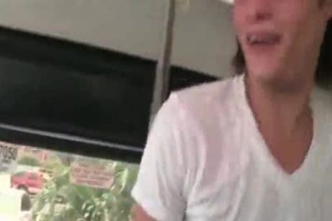 guy With long Hair Sucks penis And gets hammered