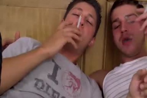Austin Ried And Wesley Marks Are Enjoying Their Cigarettes